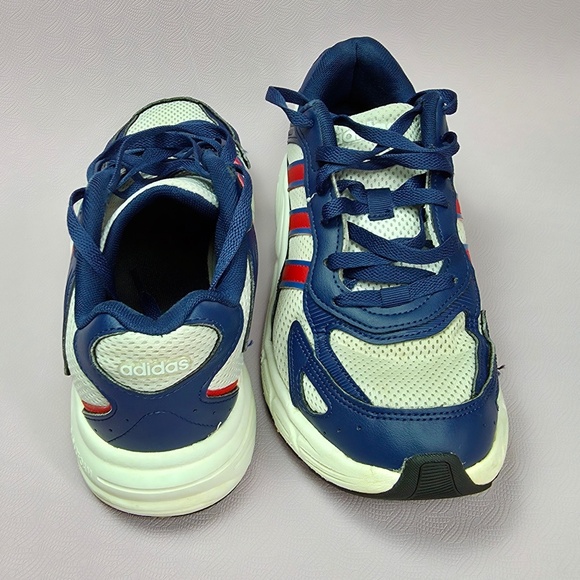 Adidas Men’s Size 8 Blue Red Running Sneakers Athletic EU 41.5 - Picture 4 of 8